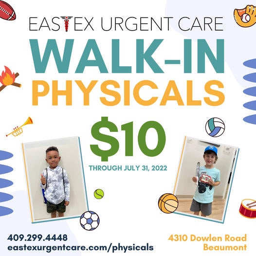 School Physicals | Eastex Urgent Care